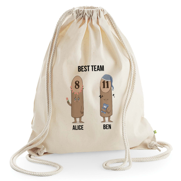 Saco desportivo personalizado Pin Family