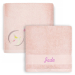 Toalha infantil personalizada 70 x 140 cm  Coelhinho Rosa
