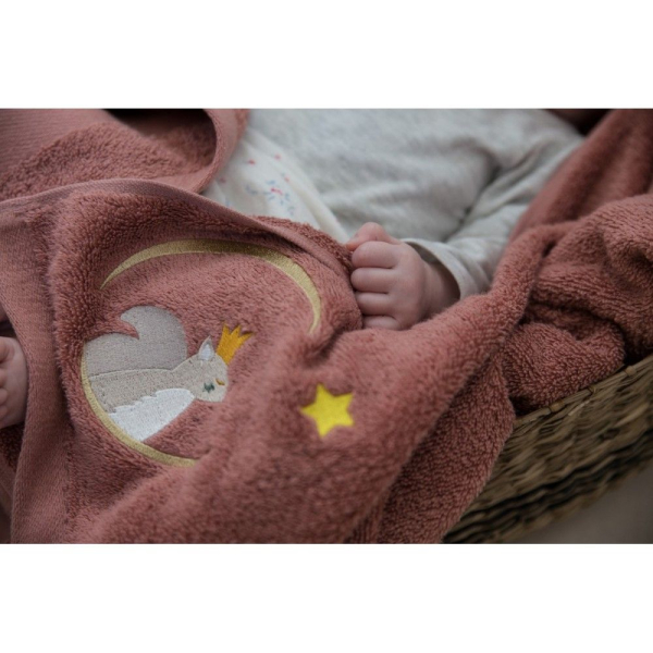 Toalha infantil personalizada 70 x 140 cm  Esquilo Marsala