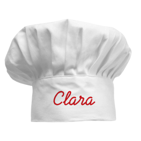 Touca de cozinheiro infantil personalizada branca Touca de cozinheiro infantil personalizada branca