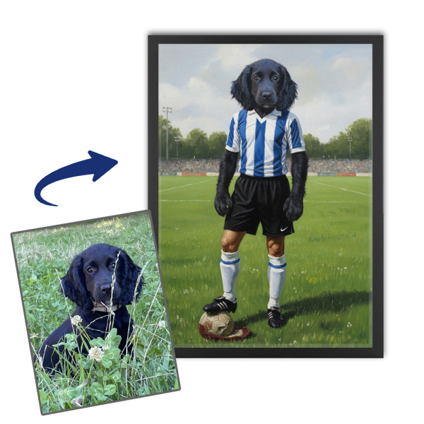 Retrato excêntrico do seu animal de estimação