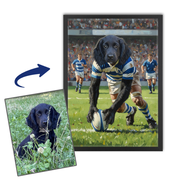 Retrato excêntrico do seu animal de estimação