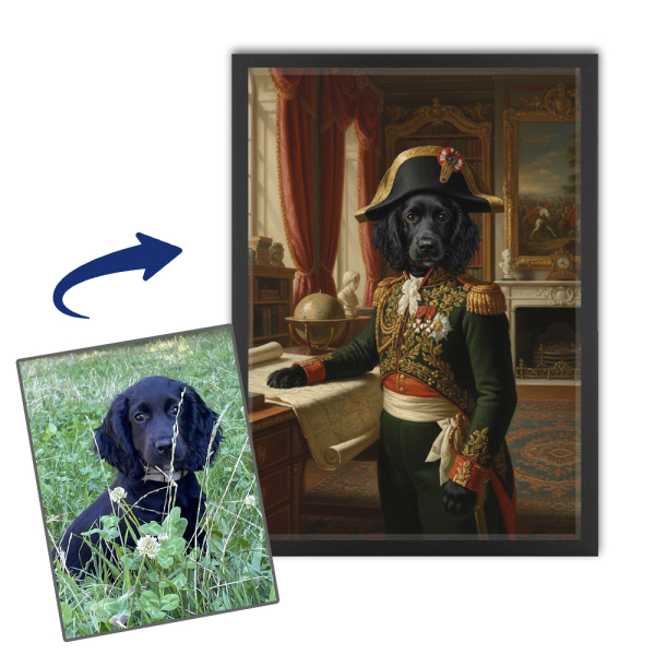 Retrato excêntrico do seu animal de estimação