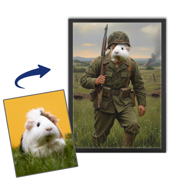 Retrato excêntrico do seu animal de estimação