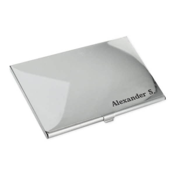 Porta-cartões de visita personalizado