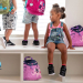 Mochila personalizada com elefante cor-de-rosa