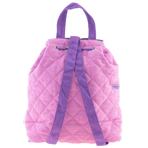 Mochila personalizada com elefante cor-de-rosa