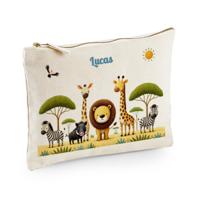 Bolsa personalizada com design safari