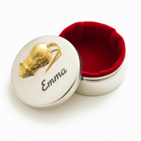 Caixa de dentes de leite personalizada ratinho