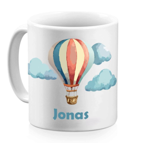 Caneca de balo de ar quente personalizada