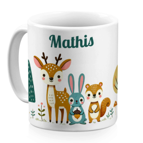 Caneca floresta encantada personalizada