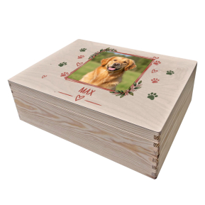 Caixa de arruma��o personalizada para c�o ou gato