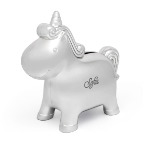 Cofrinho de metal unicrnio