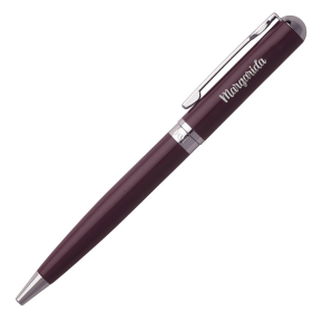 Esferogrfica Cacharel Tourbillon bordeaux gravada