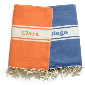 Fouta de praia tradicional personalizada