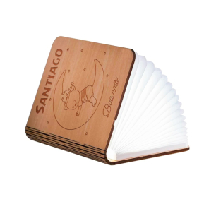 Livro luminoso personalizado - Boa noite