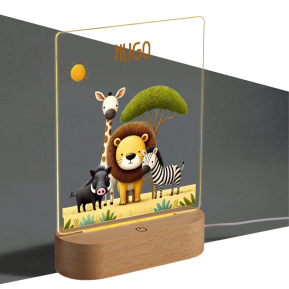 Luz de presena personalizada safari