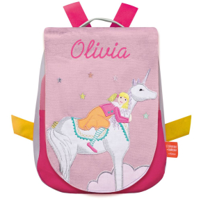 Mochila personalizada com fantasia de unicrnio