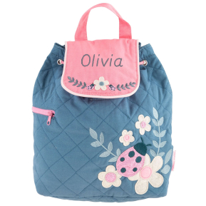 Mochila personalizada para meninas joaninha