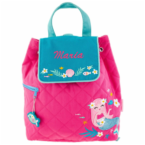 Mochila Siren cor-de-rosa personalizada