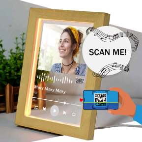 Moldura LED com foto e música personalizada Moldura LED com foto e música personalizada