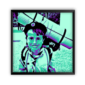 Poster Pop Art emoldurado