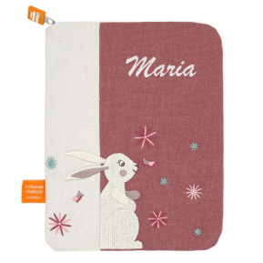 Capa para caderneta de sa�de Coelhinho personalizada