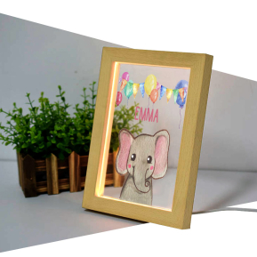Quadro LED bales e animais