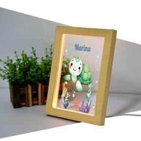Quadro LED oceano personalizado