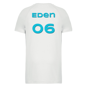 T-shirt desportivo personalizado Número da camisola T-shirt desportivo personalizado Número da camisola