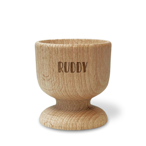 Taa para ovos em madeira personalizada