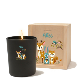 Vela personalizada floresta encantada