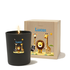 Vela personalizada safari