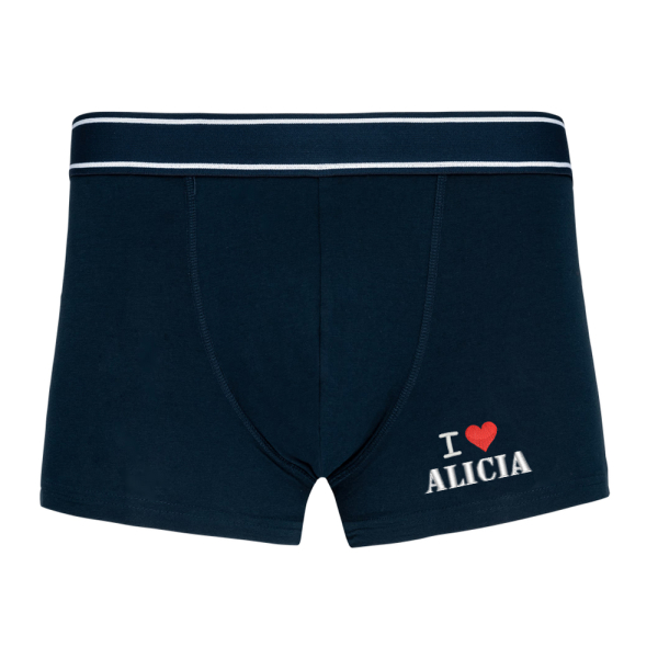 Boxer masculino personalizado