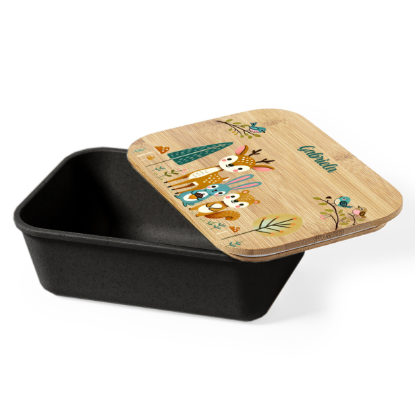Caixa para lanche floresta encantada