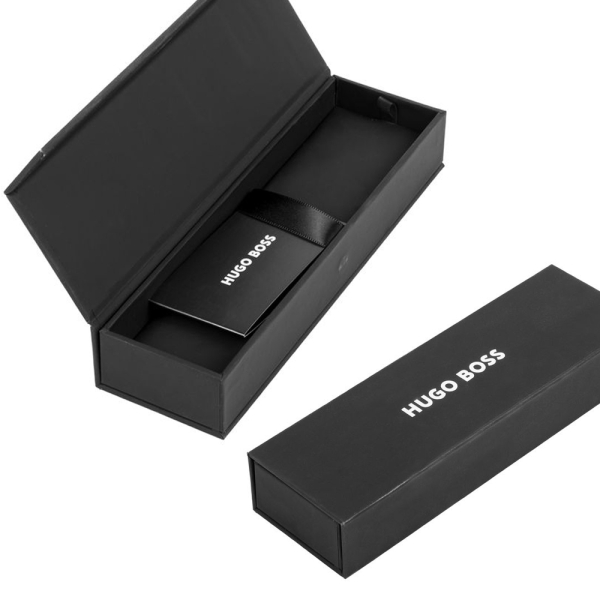 Caneta esferográfica Hugo Boss Gear Matrix vermelha gravada