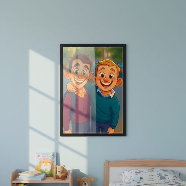Caricatura humorística a partir de uma foto