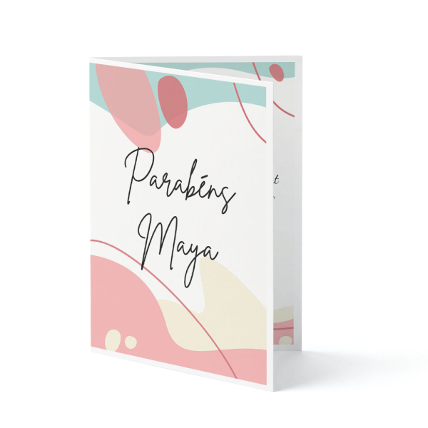 Cart&atilde;o de felicita&ccedil;&otilde;es Harmony