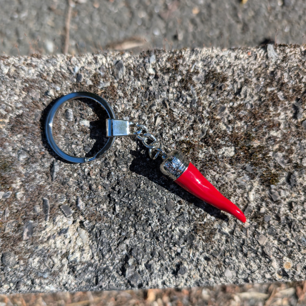 Chaveiro personalizado com pimenta