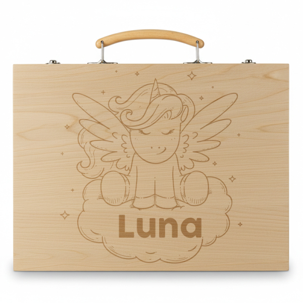 Estojo de desenho unicórnio personalizado