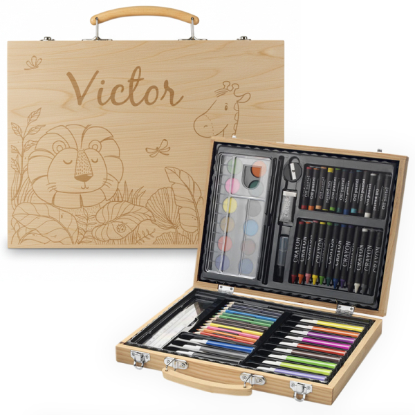 Estojo de desenho savana personalizado