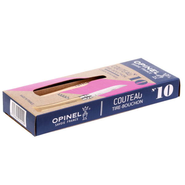 Faca Saca-rolhas Opinel nº 10 gravada