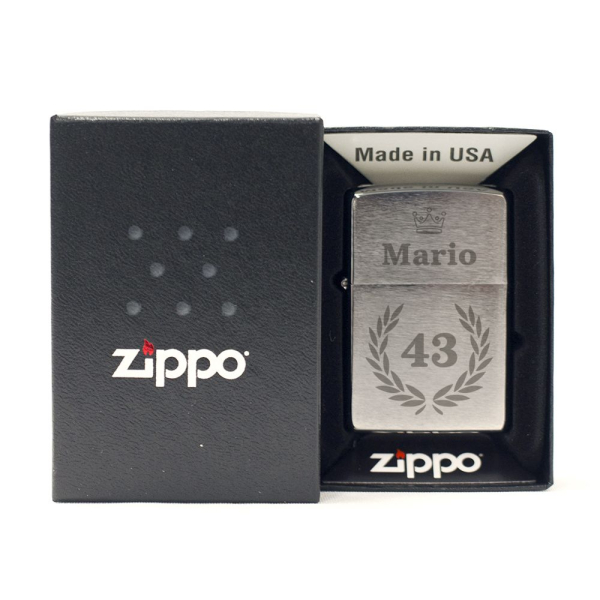 Zippo® aniversário personalizado