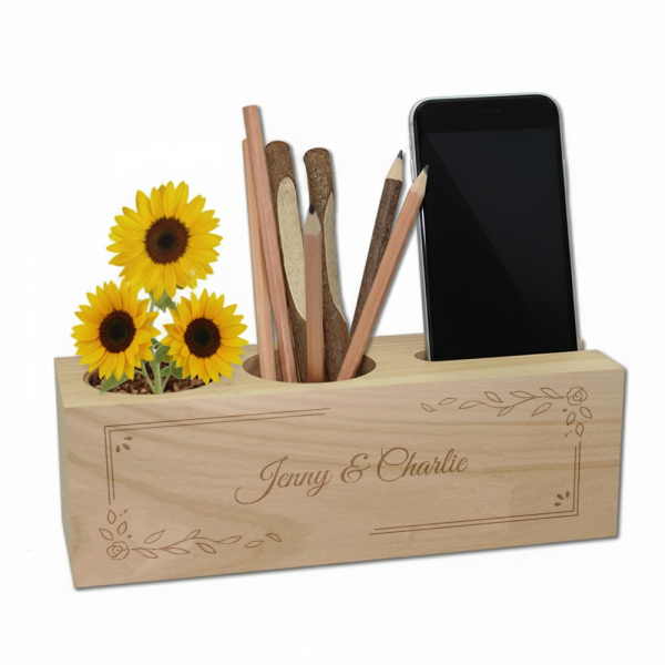 Organizador de escritório ecológico personalizado Amor