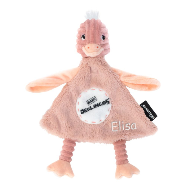 Peluche personalizado Pomelos, a avestruz, para bebé