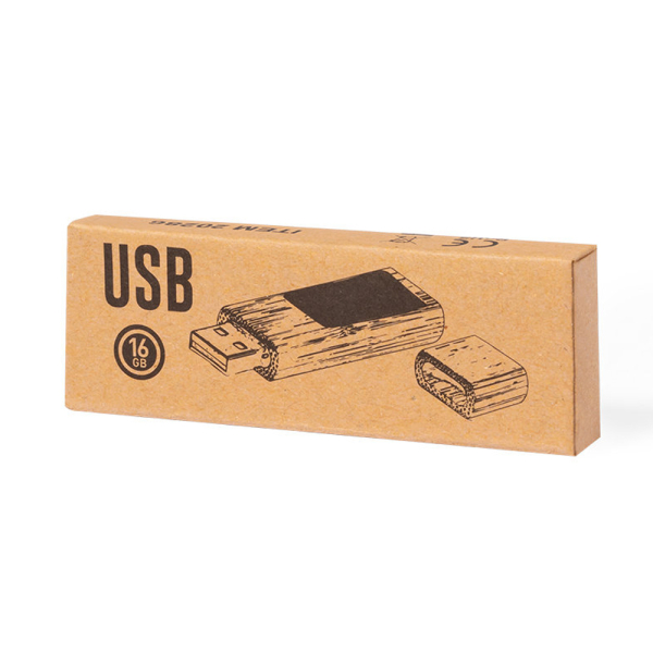 Pen drive luminosa de 16 GB gravada
