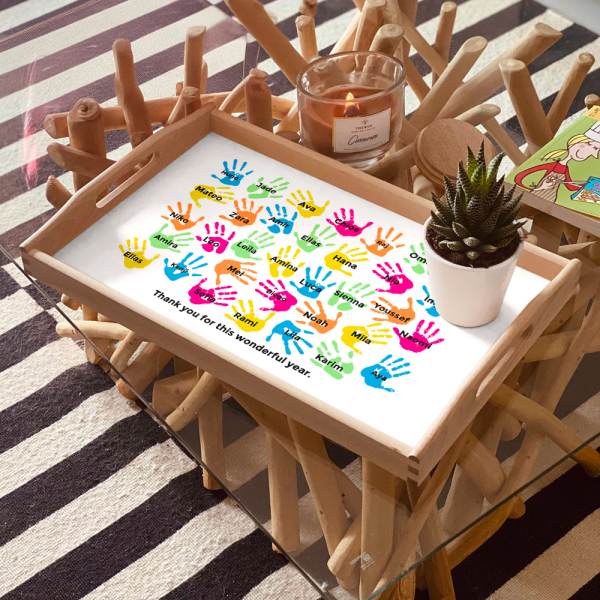 Plateau personalizado Mãos de crianças