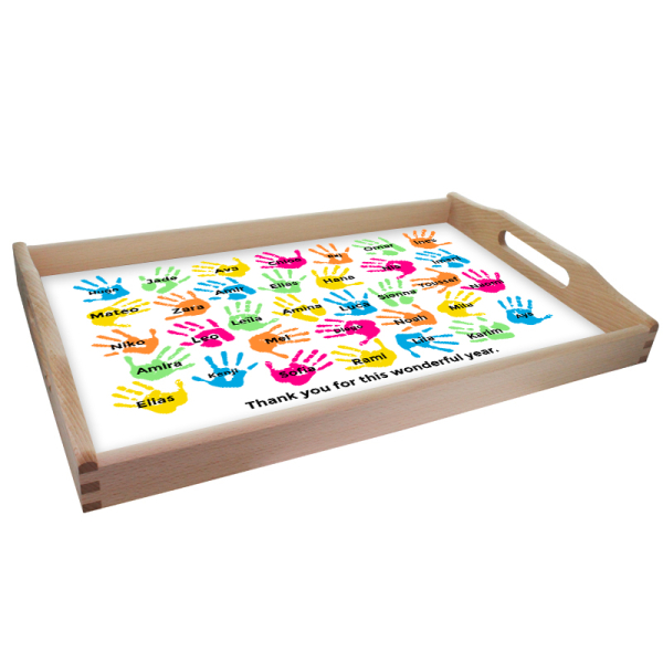 Plateau personalizado Mãos de crianças