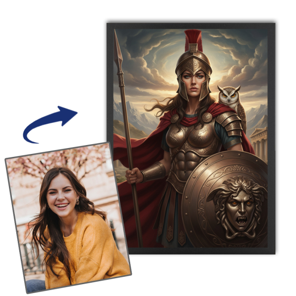 Retrato de uma mulher transformada em figura hist&oacute;rica