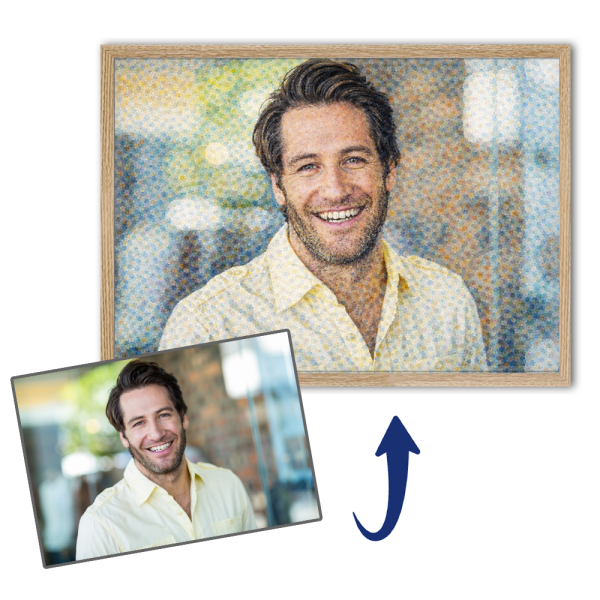 Retrato em estilo impressionista a partir de uma fotografiaRetrato em estilo impressionista a partir de uma fotografia